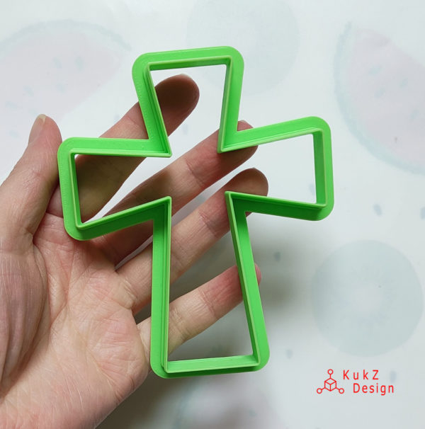 Cross cookie cutter.