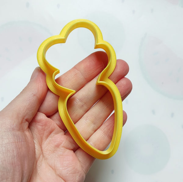 Carrot cookie cutter.