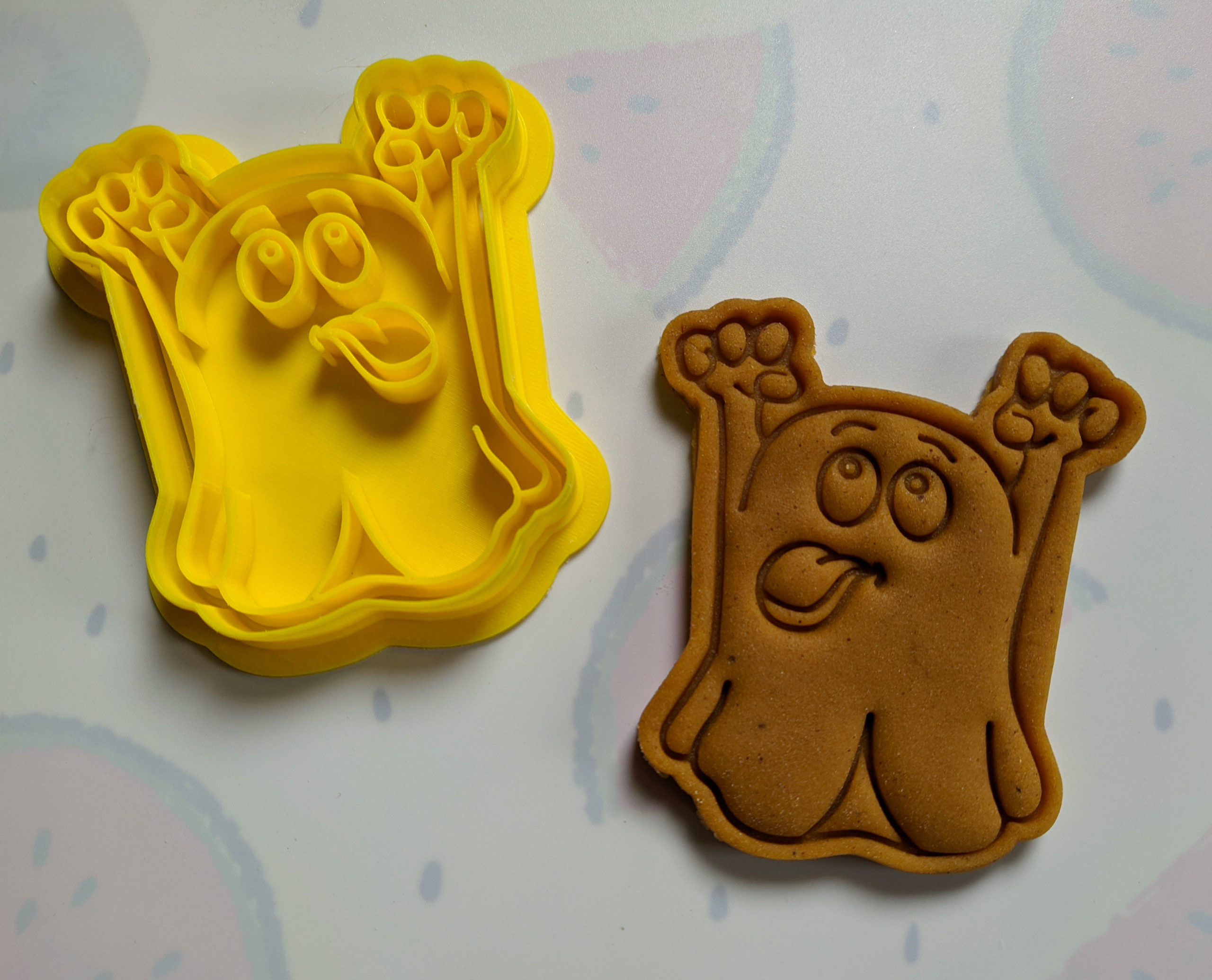 Cute scary ghost embossing stamp cookie cutter