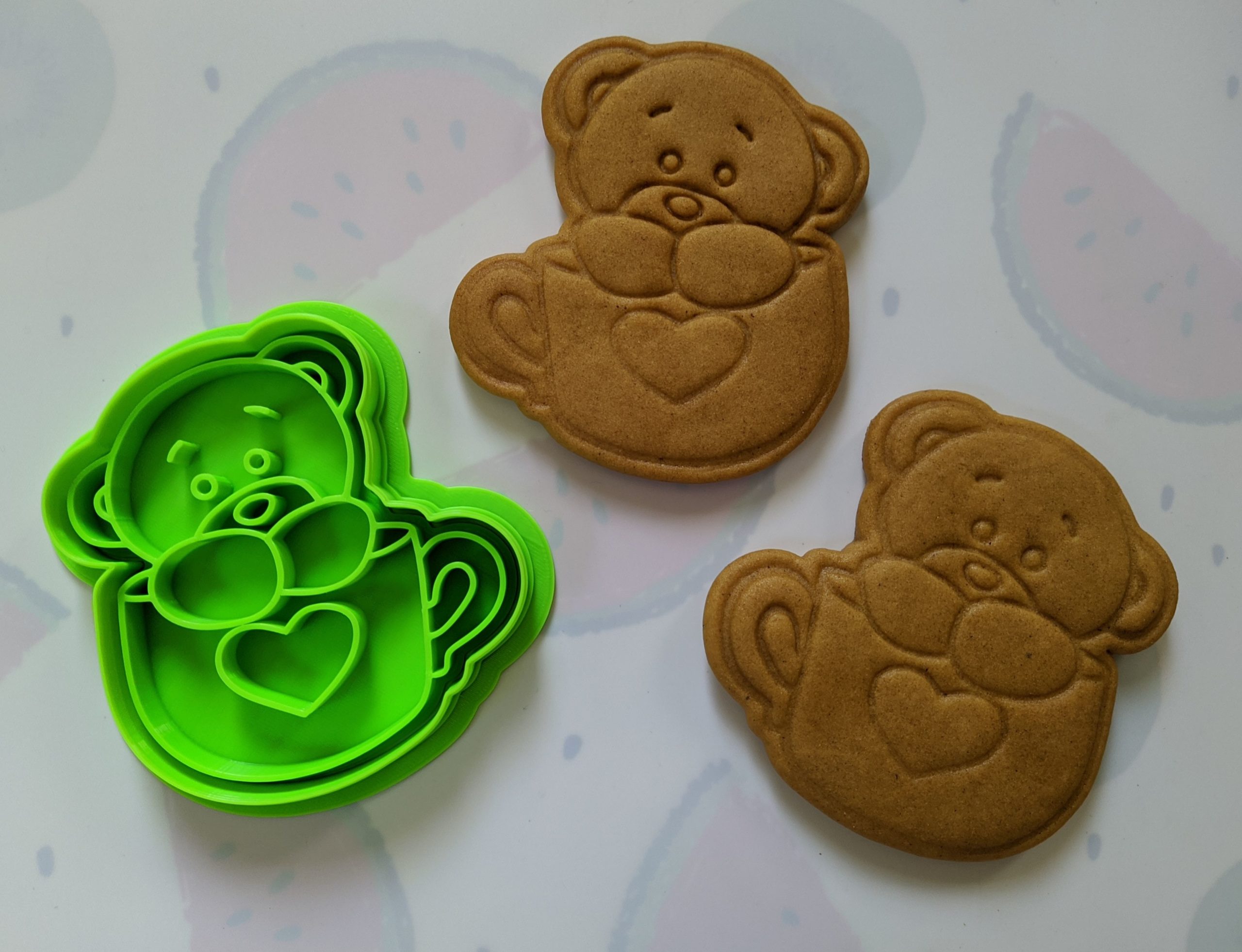 Bear Shaped Cookie Cutter Cake Biscuit Cutting Mold Teddy Cookie 6" 