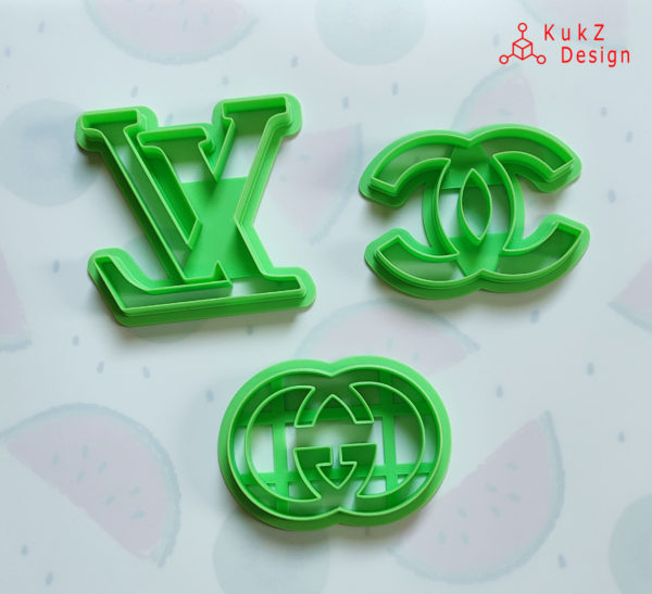 fashion logo fondant cutters