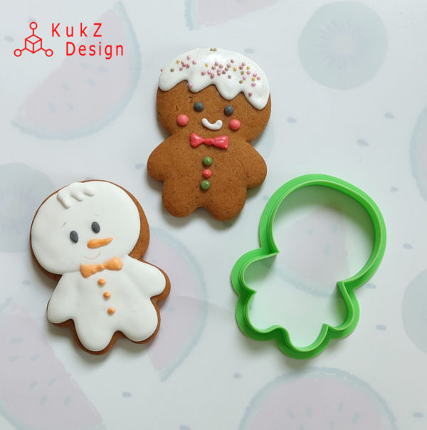 Snowman cookie cutter